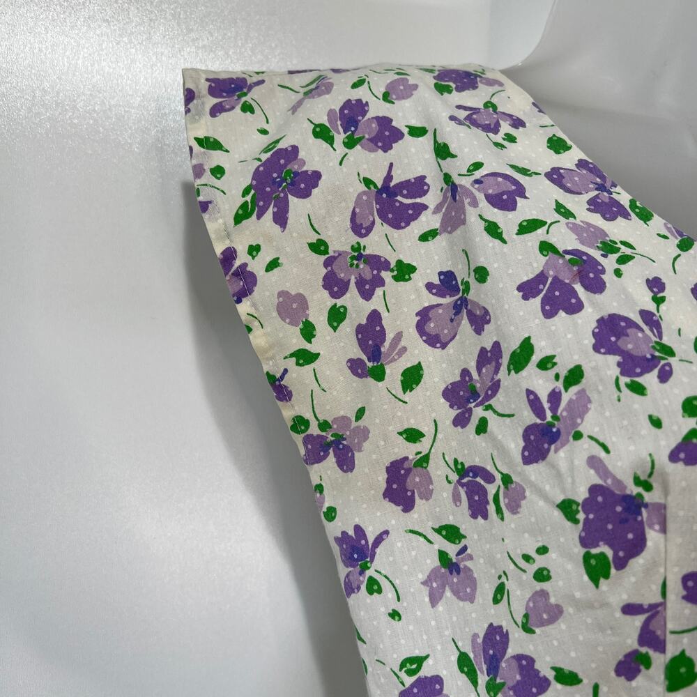 Vintage 80s Floral Mini Dress Bedford Fair Women's Small - Picture 5 of 9